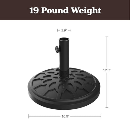 Pure Garden 50-103 Umbrella Base Outdoor Patio Umbrella Holder