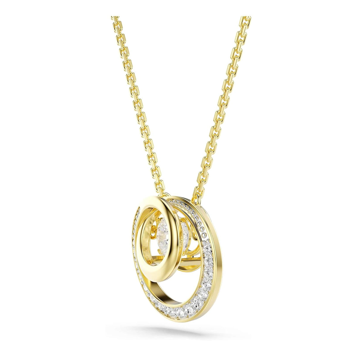 Swarovski Colección Hyperbola de corte redondo chapado en oro blanco