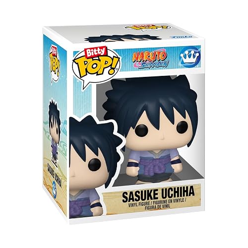 Funko Bitty Pop! 4 Pack: Naruto Shippuden - Team 7 (1 in 6 Chase Chance) | Mercancía Oficial - Mini Figuras de 2.2 cm con Exhibidor - Decoración de Pasteles y Relleno de Piñata
