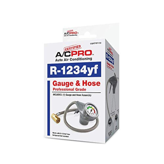 Certificado A/C Pro CERTYF102-4 Calibre de Recarga y Manguera