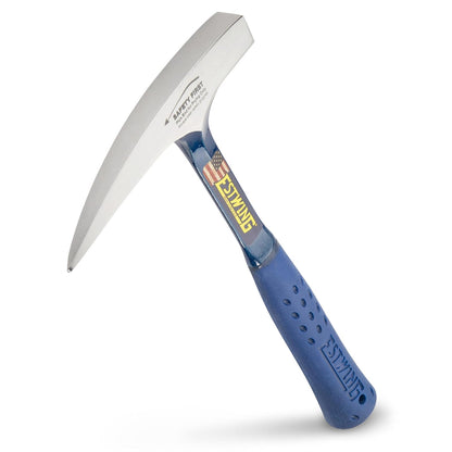 Estwing Rock Pick - 14 oz Geological Hammer with Pointed Tip & Shock Reduction Grip - E3-14P - 14 oz (Ounces)