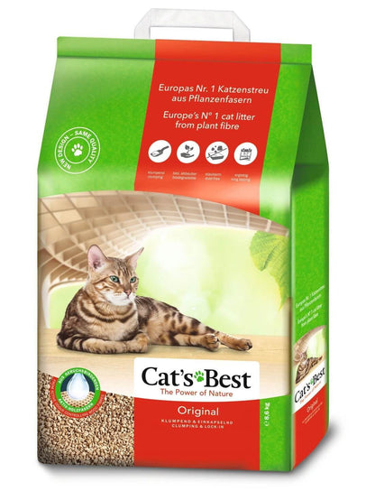 Cat's Best Arena Ecológica Öko Plus para Gato, Natural - 20 Litros