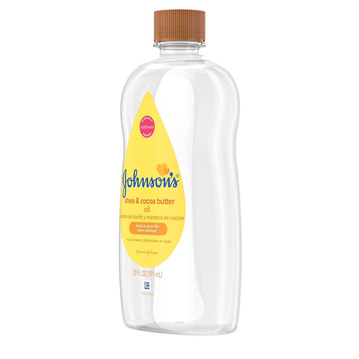 Johnson's Baby Oil With Shea & Cocoa Butter, 20 Fl. Oz