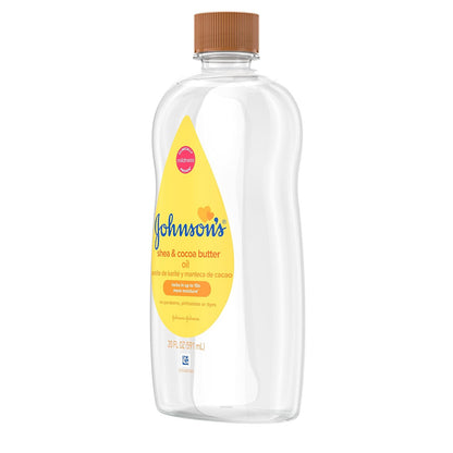 Johnson's Baby Oil With Shea & Cocoa Butter, 20 Fl. Oz