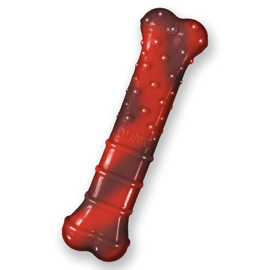 Nylabone Power Chew Textured Long Lasting Dog Chew Toy Beef Jerky Wolf