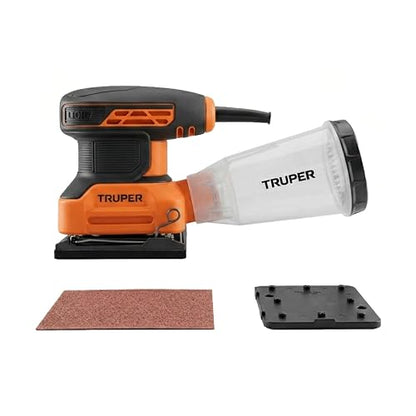 Truper LIOR-1/4A3, Lijadora orbital 1/4 hoja 240 W profesional