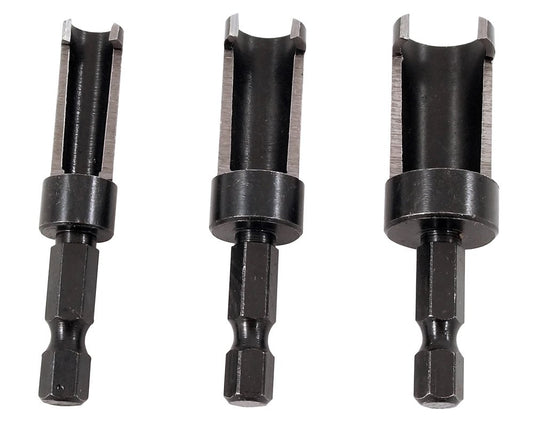 Milescraft 5340 PlugCutter™ Juego de 3 Piezas