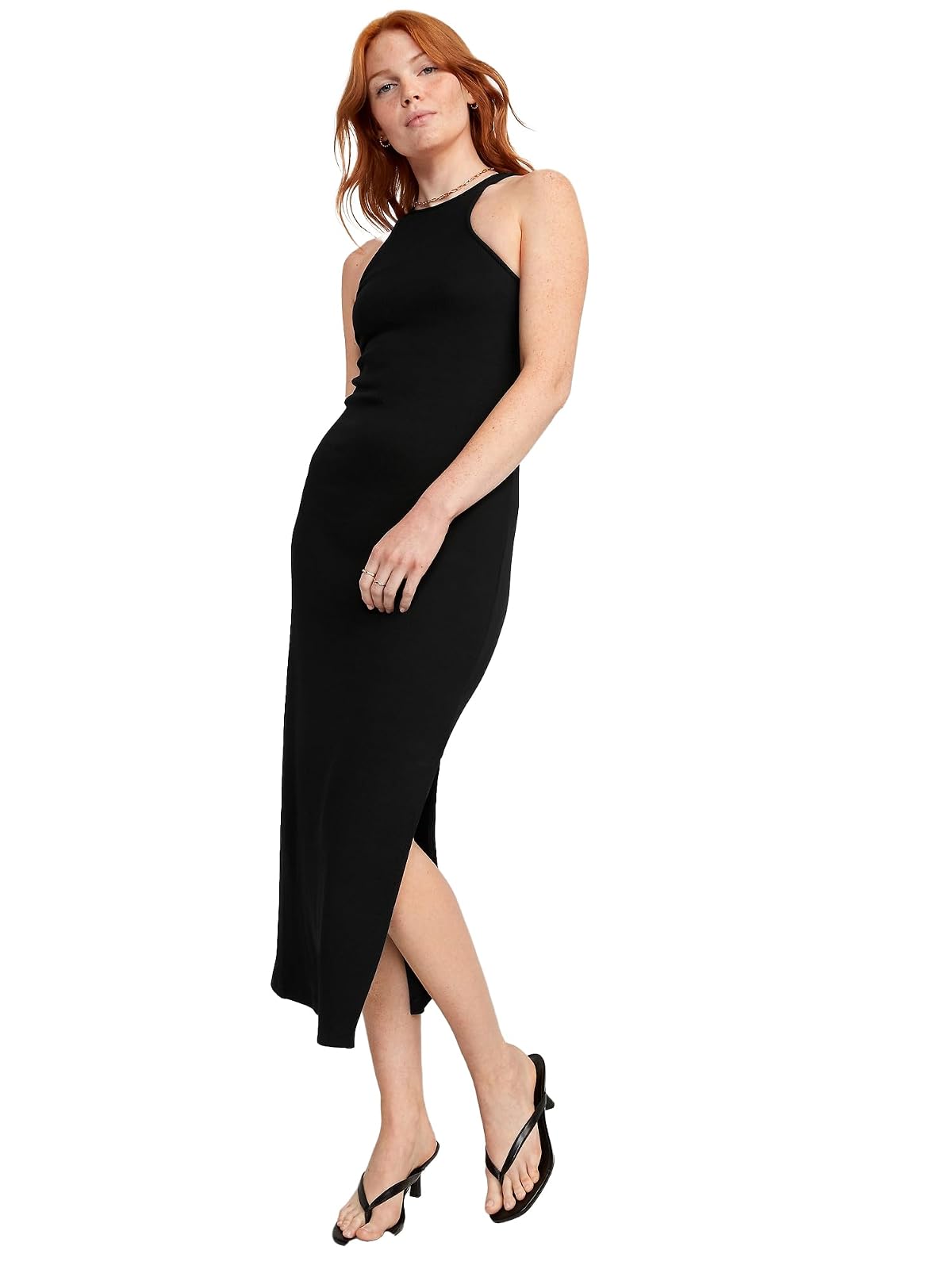 Old Navy Vestido Mujer, Negro, X-Chico