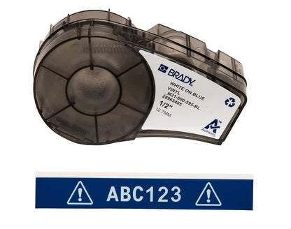 Brady M21 Cinta de Vinilo para Etiquetadora BMP21, Colores y Anchos Surtidos - M21-500-595-BL - .5"