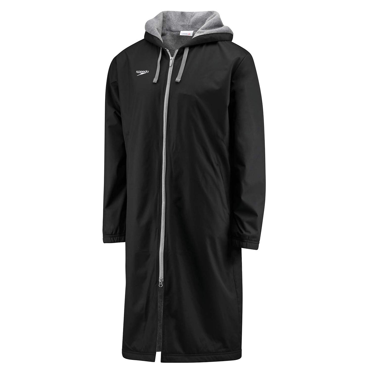 Speedo Team Colorblock Parka con Capucha Unisex - Negro - XS
