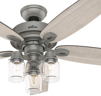 Aspen Creative 23114-3 - visualización de vidrio de repuesto para ventilador de techo, 2-5/8 pulgadas, 3-5/8 pulgadas de diámetro x 5-1/8 pulgadas de altura, paquete de 3, transparente