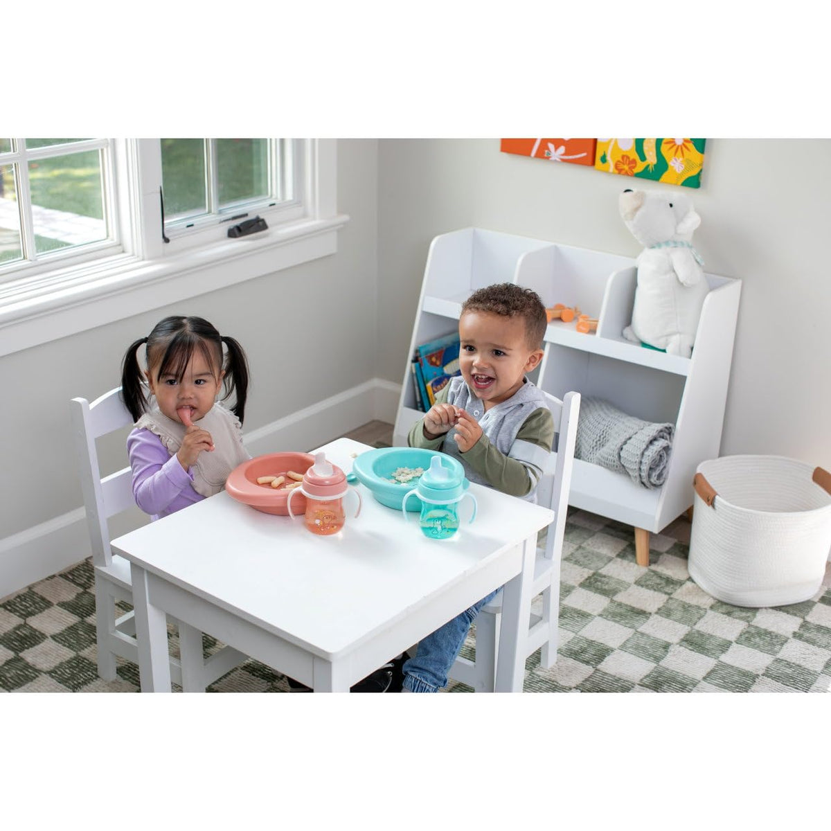 Chicco Vaso de Entrenamiento Training Cup 6M+ Anti Derrames Pico Ergonómico Asas Desmontables Rosa