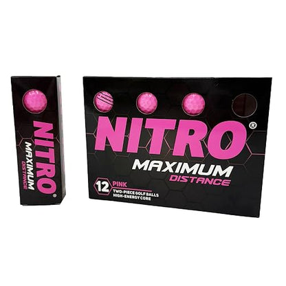 Nitro Bola de Golf de Distancia máxima (Paquete de 12)