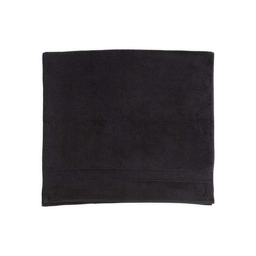Nautica, Toalla Baño 100% Algodón, Color Negro, Montford.