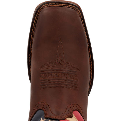 Durango Bandera rebelde para hombre café Db5554 Botas vaqueras tradicionales para hombre