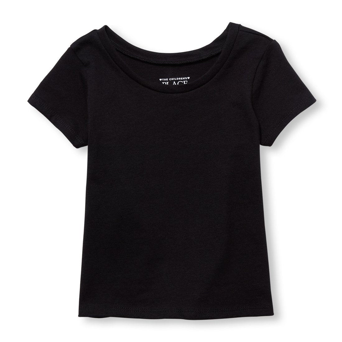 The Children's Place Baby Girls' and Toddler Basic Short Sleeve Layering T-Shirts