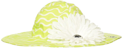 Flap Happy Girls UPF 50+ Floppy Hat with Flower Sombrero para el Sol para Niñas