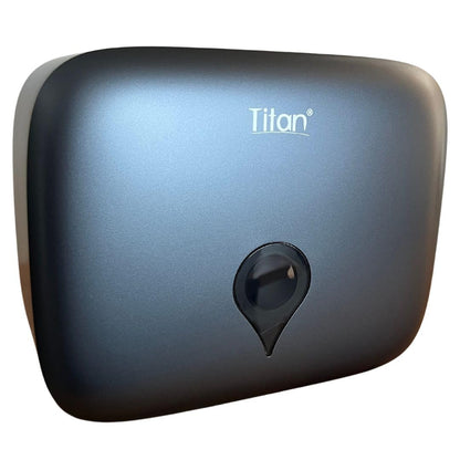 Titán Gustamar Dispensador de Toalla Interdoblada Tipo Sanitas G-8225MB, Color Negro