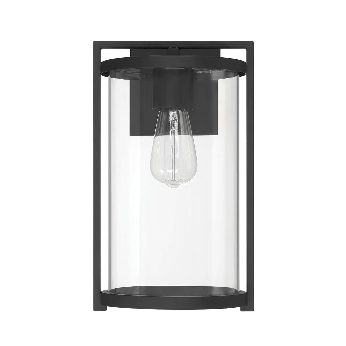 Hunter Fan, Colgante de pared Astwood Negro Mate para Exterior 1 Luz 14 pulgadas