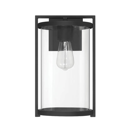 Hunter Fan, Colgante de pared Astwood Negro Mate para Exterior 1 Luz 14 pulgadas