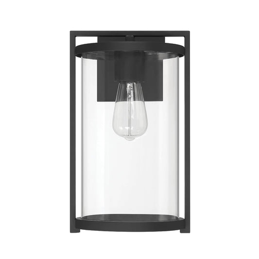 Hunter Fan, Colgante de pared Astwood Negro Mate para Exterior 1 Luz 14 pulgadas