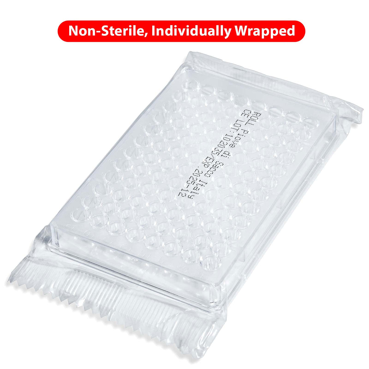 Globe Scientific 120030 Polystyrene Microtest Plate, 96-Well, U-Bottom (Pack of 50)