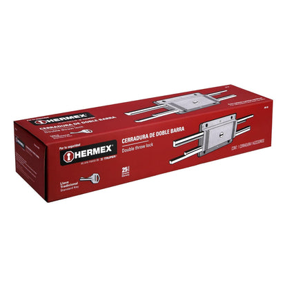 Hermex CB-32, Cerradura doble barra, doble cerrojo
