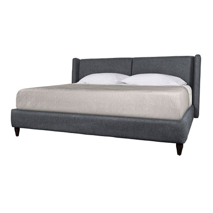 Cama Mobica Pisa Charcoal tamaño Individual Color Gris Oscuro con diseño Moderno