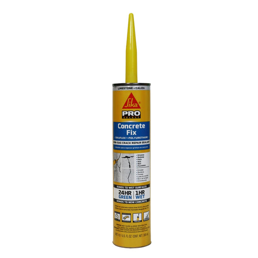 SIKA - Sellador - Sikaflex Concrete Fix - Piedra caliza - Sellador elástico para grietas y juntas - Poliuretano pintable - 299 ml
