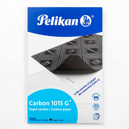 Pelikan Papel Carbon Negro Oficio con 100 Hojas