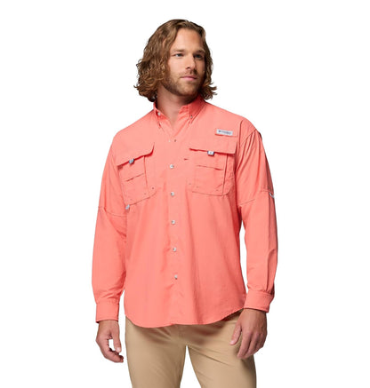 Columbia PFG Bahama II Camisa de Pesca UPF 30 Manga Larga Hombre - 2XS - Melonade