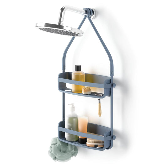 umbra FLEX SHOWER CADDY, Azul pizarra