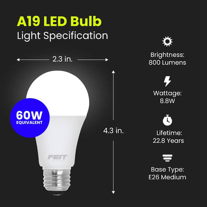 FEIT ELÃ‰CTRICA OM60DM/950CA/4 60W A19 5K foco LED