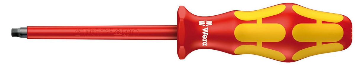 Wera Kraftform Plus VDE 162i Desarmador Aislado Phillips #1, 6" - Toma cuadrada - Square Socket, #2 Head, 8" Blade