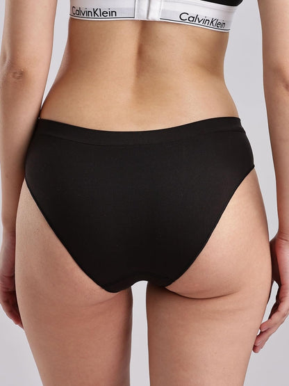 Calvin Klein Bikini de Talle Medio sin Costuras Flex Bonded Ropa Interior Mujer