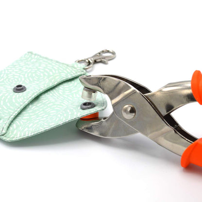 Dritz 984P Plastic Snap Pliers, Silver/Orange