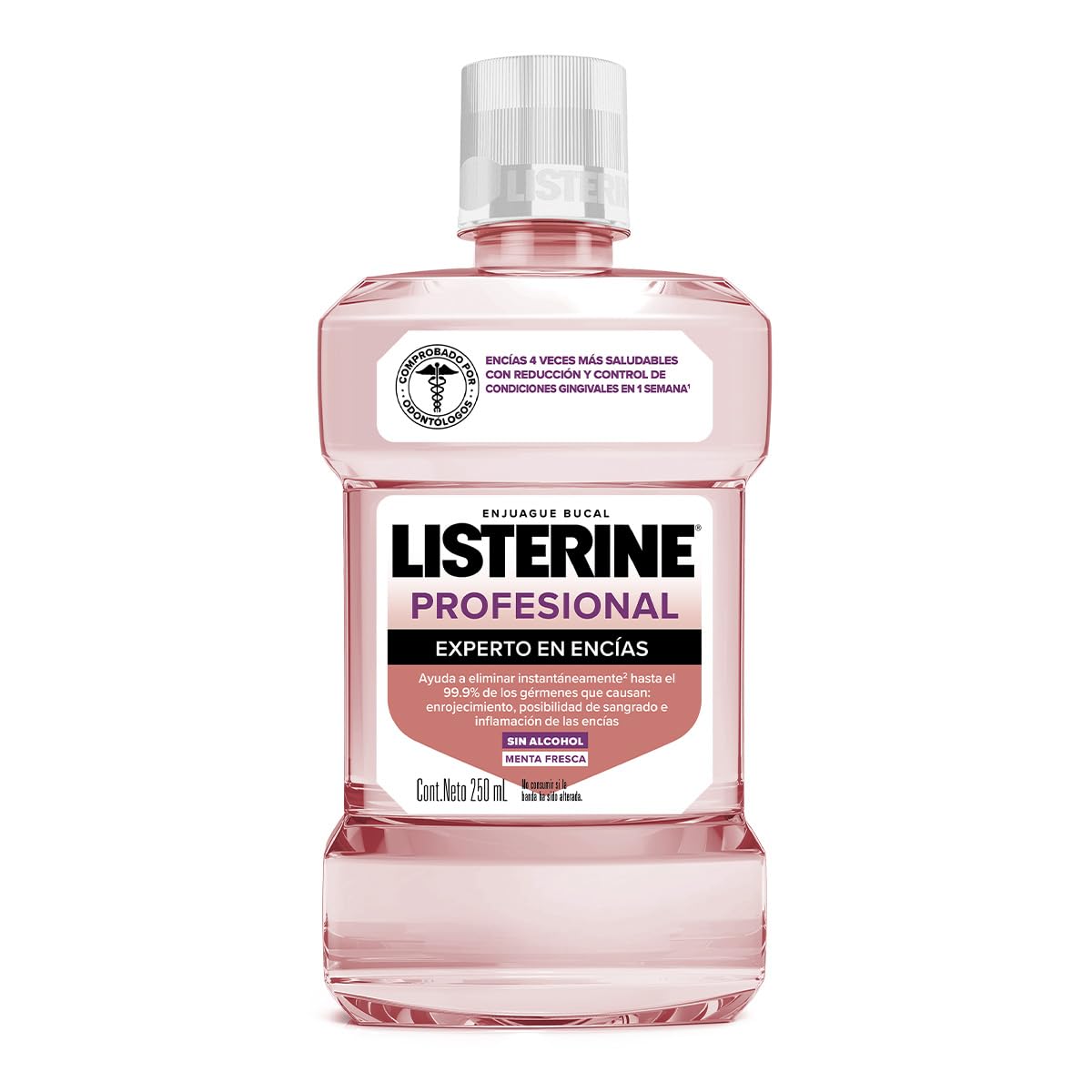 LISTERINE® Enjuague Bucal PROFESIONAL​ EXPERTO EN ENCÍAS 250mL