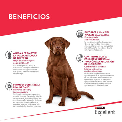 Purina Excellent Adultos Razas Pequeñas Sabor Pollo 7,5Kg