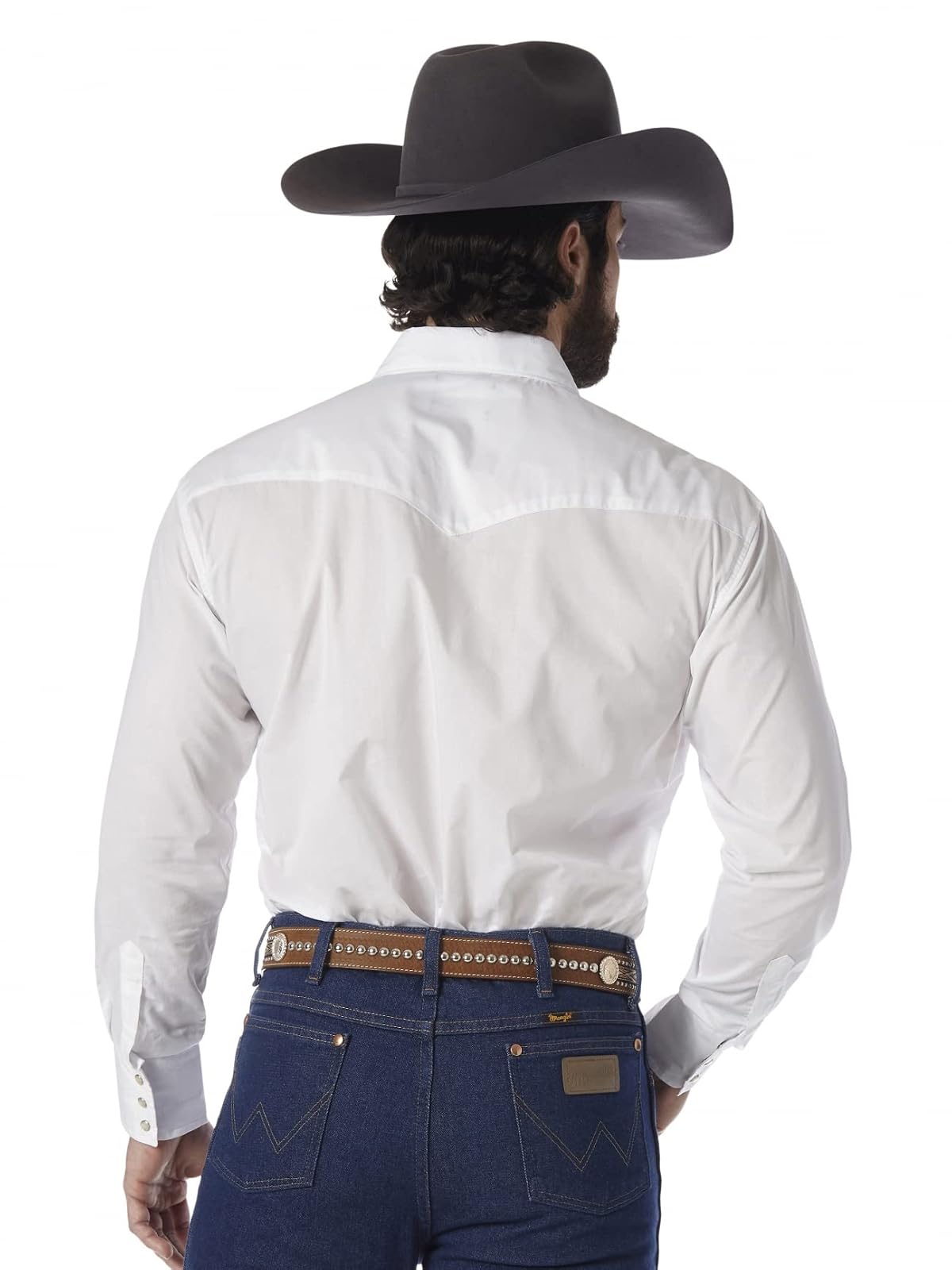 Wrangler Camisa Manga Larga de Algodón para Hombre
