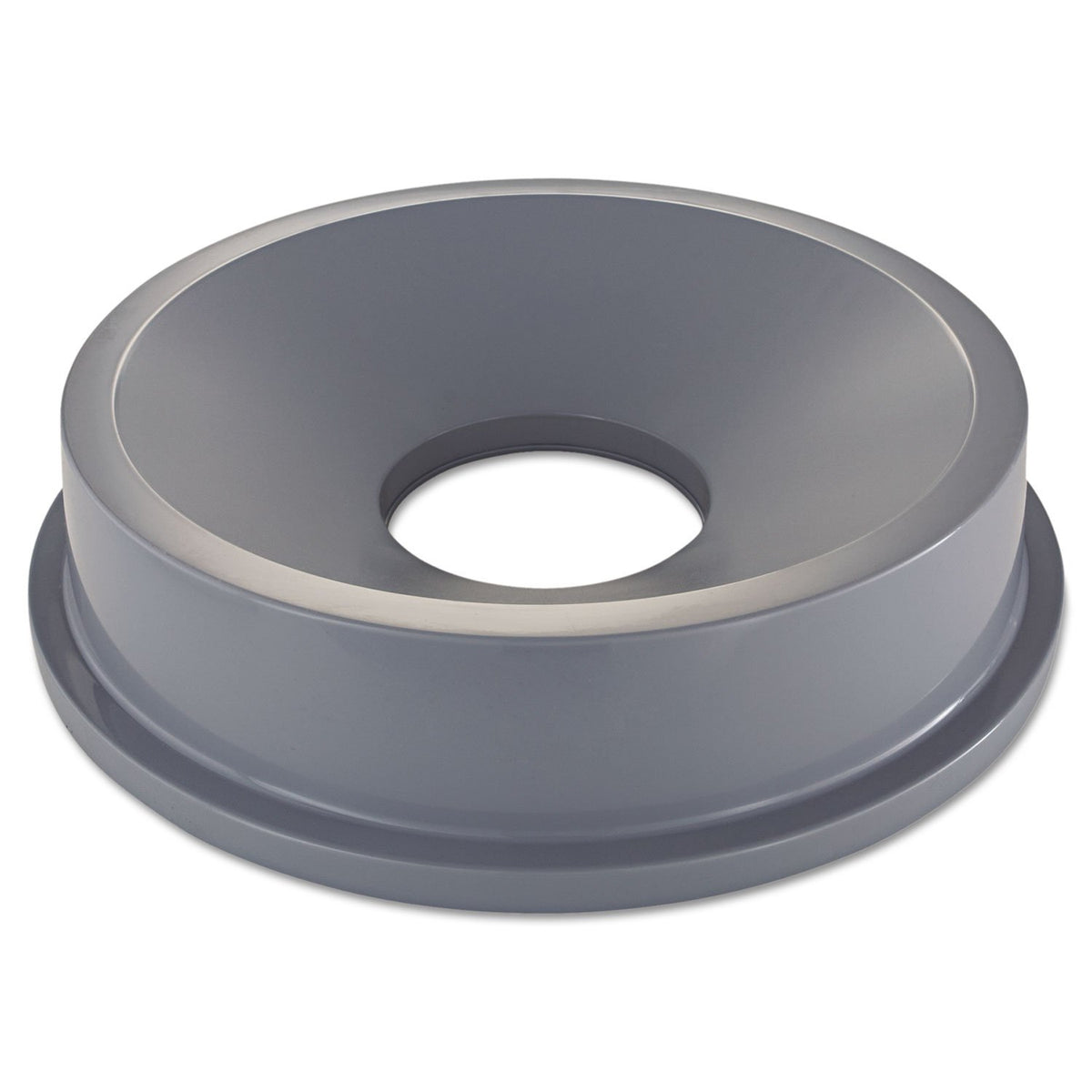 Rubbermaid Commercial Products BRUTE® – Tapa Embudo para Contenedor, Elimina Residuos sin Contacto y los Oculta a la Vista, Cierre a Presión para Ajuste Seguro, Capacidad de 121 L, Gris FG354300GRAY