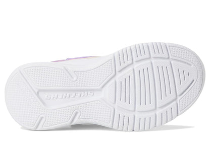 Skechers Microspec Advance - Oasis POI para niña | Casual, cierre adaptable, lavable a máquina, plantilla acolchada y cómoda
