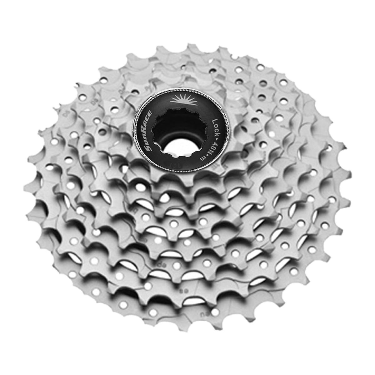 SUNRACE Cassette de Piñones MTB CSM98 9P 12/36D Nickel Nickel Cajita CSM98.9BW0.NS1.BXB