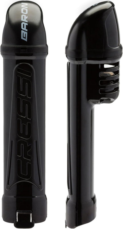 Cressi - Máscara de Snorkel para Adultos, Amplia visión Clara, Sistema antivaho, fácil respiración: Seguridad Primero, Baron: diseñado en Italia: Calidad Desde 1946