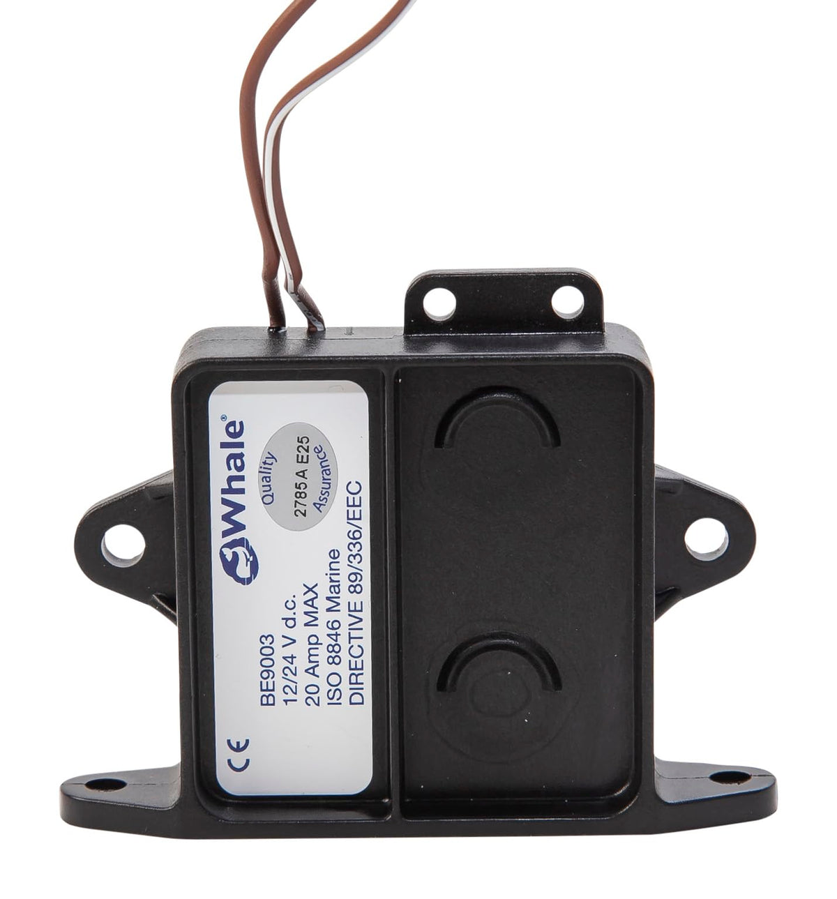 Whale BE9003 Interruptor de sensor de campo eléctrico, 12 V o 24 V, apto para hasta 20 amperios, negro
