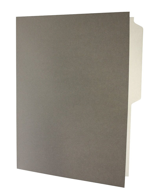 Pendaflex C0025 1/2 Gr Fólder De Color Bitono Tamaño Carta Ceja 1/2, Paquete De 25, Color Gris