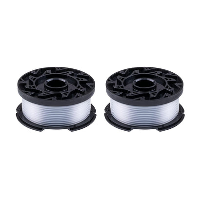 Black+Decker - Carrete de repuesto para cortadora (30 pies, 0.065 pulgadas, paquete de 2 (AF-100-2)
