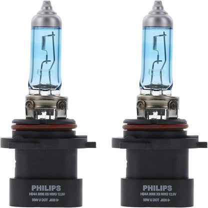 Philips Automotive Lighting 9006XS CrystalVision Platinum - Foco para faros delanteros, paquete de 2
