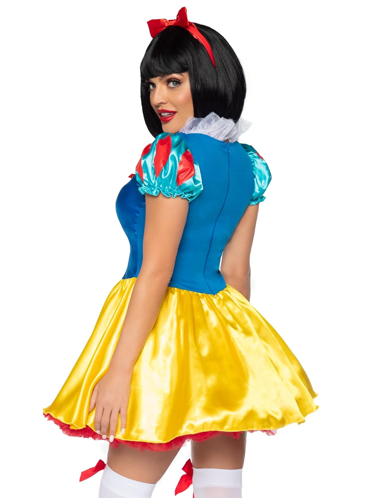 Leg Avenue Women's 2 Piece Fairytale Snow White Costume, Multi, Medium/Large