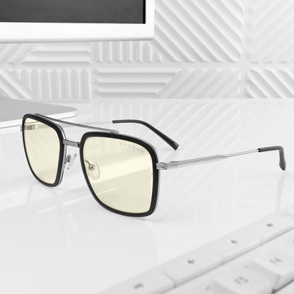 Gunnar Stark Industries anteojos de bloqueo de luz azul Hombre