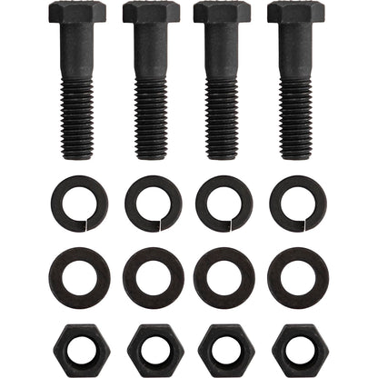 Buyers Products 8520 Kit de Montaje de Gancho de piñón/Enganche Combinado, Cuatro 1/2 Pulgada Tornillos de Grado 8 de 2 Pulgadas, Tuercas hexagonales, Arandelas de Bloqueo Pesadas y Arandelas Planas